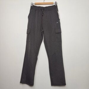 LEG3ND Mens Cargo Sweatpants Black Heather L40404E Joggers Size M NEW